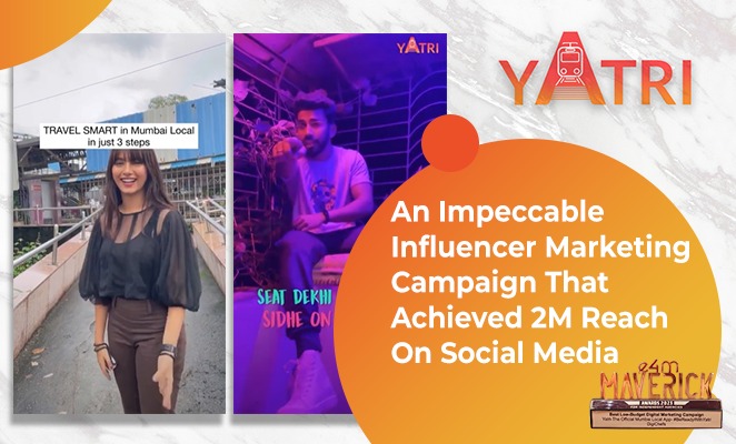 an impeccable influencer marketing campaign that achieved 2m reach on social media yatri